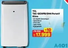 TCL TAC-12CHPB/DM4 PORTATİF KLİMA fiyat ve kampanya bilgisi